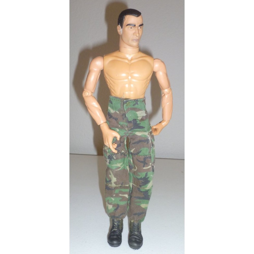 1998 21st Century Toys 11" Soldier Black Hair Camo Pants
